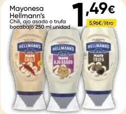 Cash FROIZ HELLMANN'S Mayonesa Chili, ajo asado o trufa bocabajo oferta