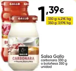 Cash FROIZ GALLO Salsa carbonara o boloñesa oferta