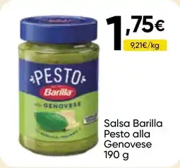 Cash FROIZ BARILLA Salsa Pesto alla Genovese oferta