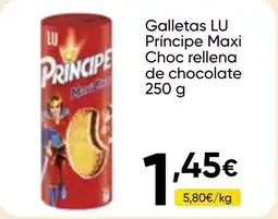 Cash FROIZ LU Príncipe Galletas Maxi Choc rellena de chocolate oferta