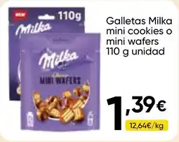 Cash FROIZ MILKA Galletas mini cookies o mini wafers oferta