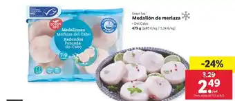 Lidl Medallón de merluza 475g oferta