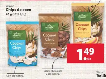 Lidl Chips De Coco 40g oferta