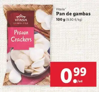 Lidl Pan de gambas 100 g oferta