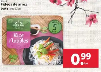 Lidl Fideos de arroz 200 g oferta