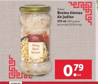 Lidl Brotes tiernos de judías oferta