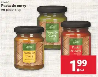 Lidl Pasta de curry 195 g oferta