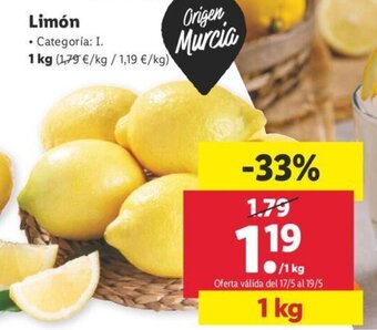 Lidl Limón 1kg oferta