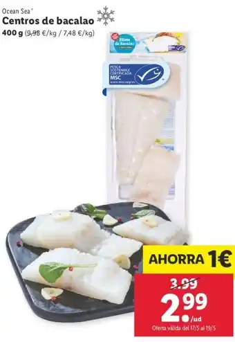 Lidl Centros de bacalao 400 g oferta