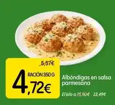 Dialprix Albóndigas en salsa parmesana oferta