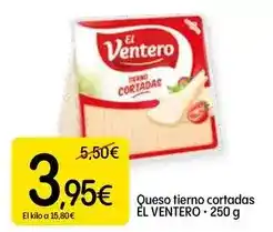 Dialprix El ventero - queso tierno cortadas oferta