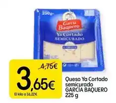 Dialprix García baquero - queso ya cortado semicurado oferta