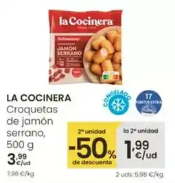 Eroski La cocinera - croquetas de jamon serrano oferta