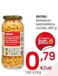 Eroski Eroski - garbanzo pedrosillano cocido oferta
