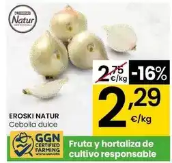 Eroski Eroski natur - cebolla dulce oferta