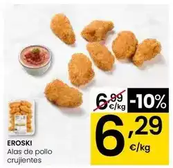 Eroski Eroski - alas de pollo crujientes oferta