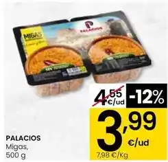 Eroski Palacios - migas oferta