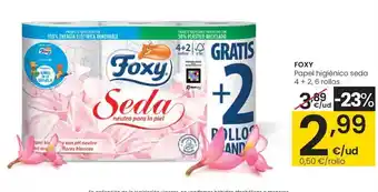 Eroski Foxy - papel higienico seda oferta