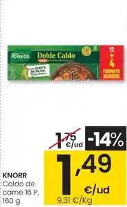 Eroski Knorr - caldo de carne oferta