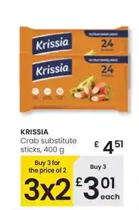 Eroski Krissia - crab substitute sticks oferta