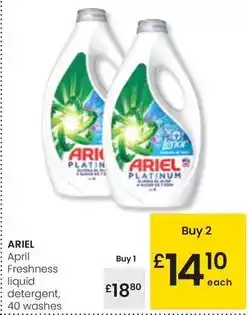 Eroski Ariel - freshness liquid detergent oferta