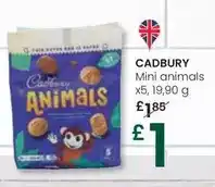 Eroski Cadbury - mini animals oferta