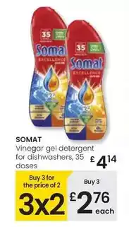 Eroski Somat - vinegar gel detergent for dishwashers oferta