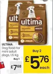 Eroski Última - dog food for mini adult dogs oferta