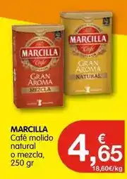 CashDiplo Marcilla - café molido natural o mezcla oferta