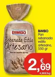 CashDiplo Bimbo - pan rebanada estilo artesano oferta