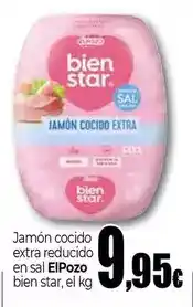 Unide Supermercados Elpozo - jamon cocido extra reducido en sal bien star oferta