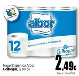 Unide Supermercados Colhogar - papel higiénico albor oferta