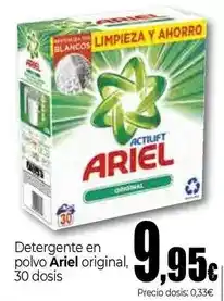 Unide Supermercados Ariel - detergente en polvo original oferta