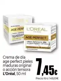 Unide Supermercados L'oréal - crema de día age perfect pieles maduras original o acción tensora oferta