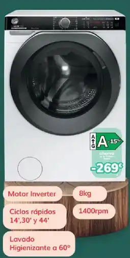 Mi electro HOOVER Lavadora HWP48AMBC7/1S oferta