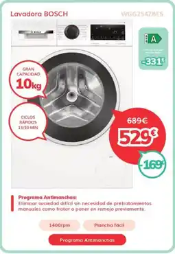 Mi electro BOSCH Lavadora oferta