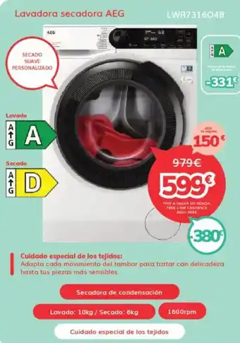 Mi electro AEG Lavadora secadora oferta