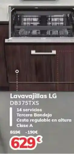Mi electro LG Lavavajillas DB375TXS oferta