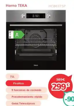 Mi electro TEKA Horno oferta