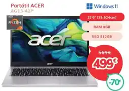 Mi electro ACER Portátil AG15-42P oferta