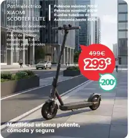 Mi electro XIAOMI Patín electrico scooter elite oferta