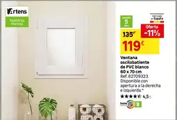 Leroy Merlin Ventana oscilobatiente de PVC blanco oferta
