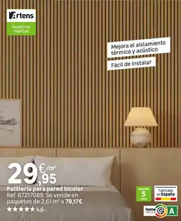Leroy Merlin Palillería para pared bicolor oferta