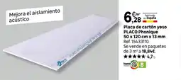 Leroy Merlin Placa de cartón yeso placo phonique oferta