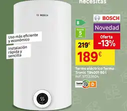Leroy Merlin BOSCH Termo eléctrico Termo Tronic TR4001.80 oferta