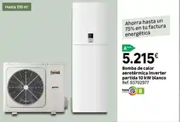 Leroy Merlin Bomba de calor aerotérmica inverter partida 10 kW blanco oferta