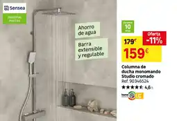 Leroy Merlin Columna de ducha monomando Studio cromado oferta