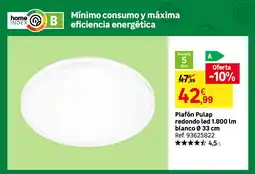 Leroy Merlin Plafón Pulap redondo led 1.800 lm blanco oferta