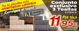 Alsara Supermercados Conjunto exclusivo 3 Toallas oferta