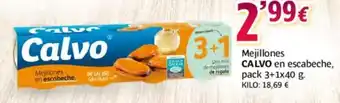 Alsara Supermercados CALVO Mejillones en escabeche, oferta